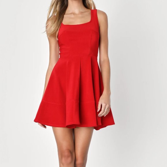 Lulus Dresses & Skirts - Lulu's Home Before Daylight Red Dress - Large